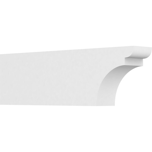 Ekena Millwork Standard Yorktown Architectural Grade PVC Rafter Tail, 3"W X 6"H X 20"L RFTP03X06X20YOR - main